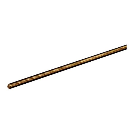 Steelworks Boltmaster 0.8 in. D X 12 in. L Threaded Brass Rod 1 pk 11507
